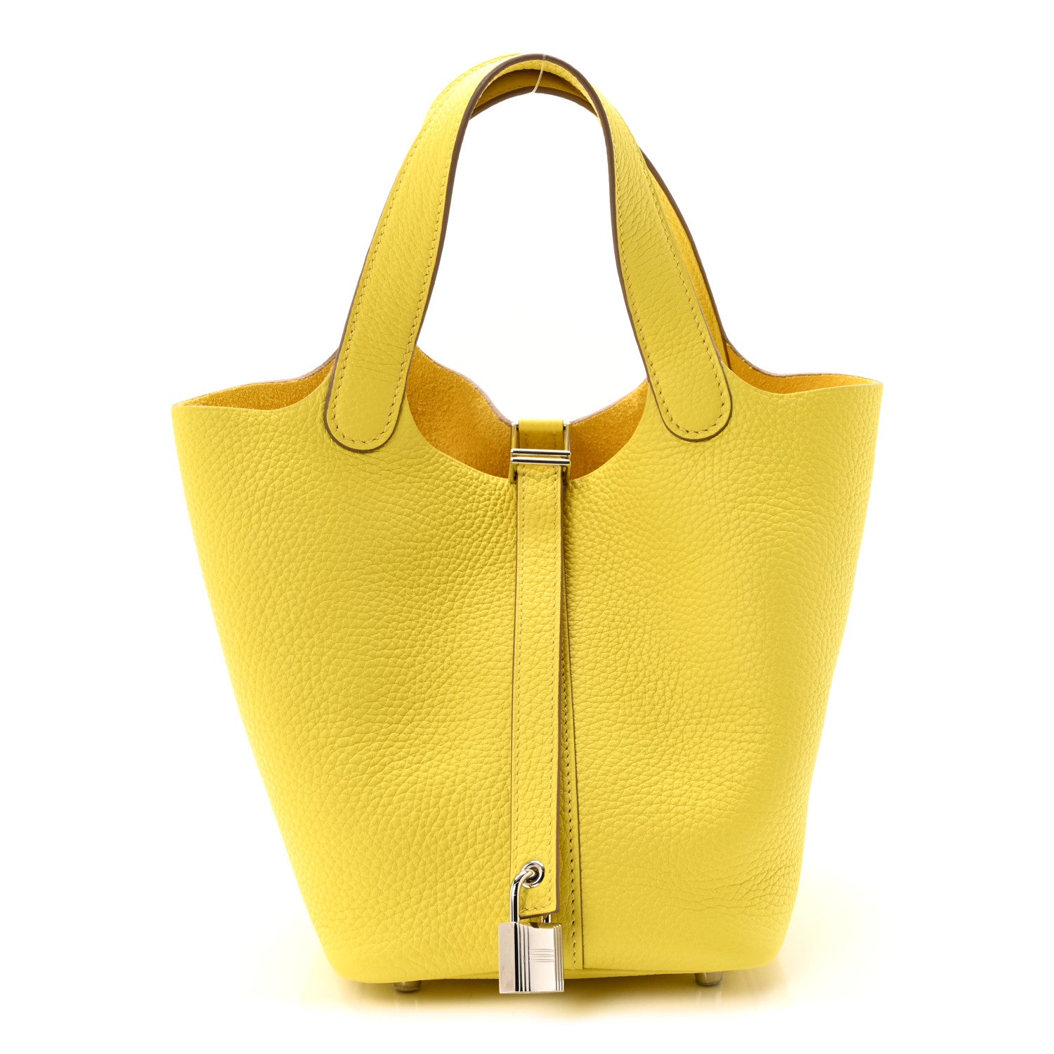 Hermes Taurillon Clemence Picotin Lock 18 PM Lime 1 of 11