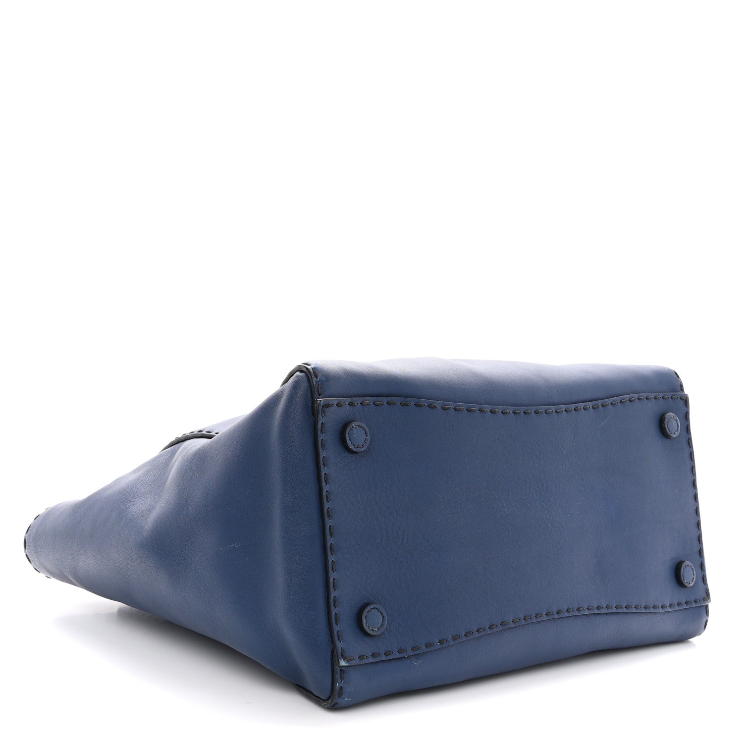 Prada City Calf Small Hand Stitched Galleria Double Zip Tote Bleuette 4 of 15