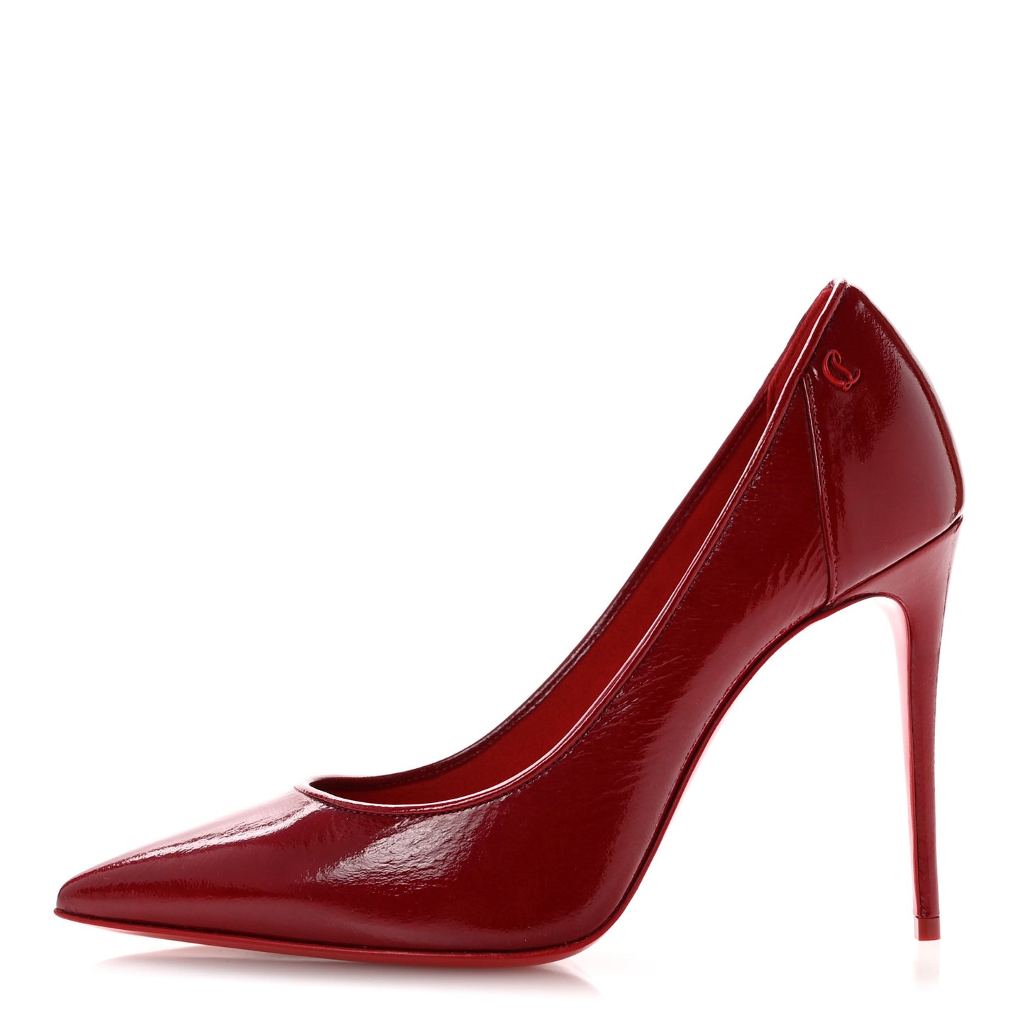 Patent Vogue Sporty Kate 100 Pumps 36.5 Loubi
