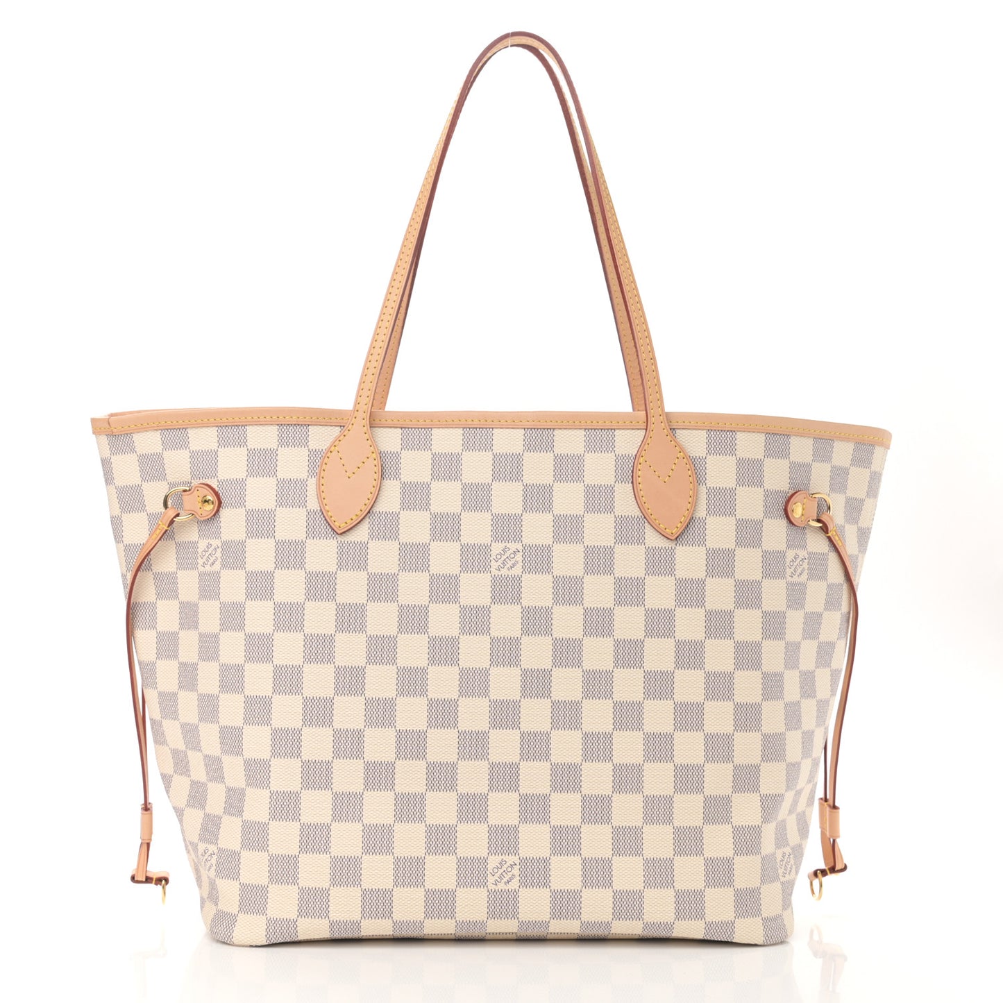 Damier Azur Neo Neverfull MM Rose Ballerine
