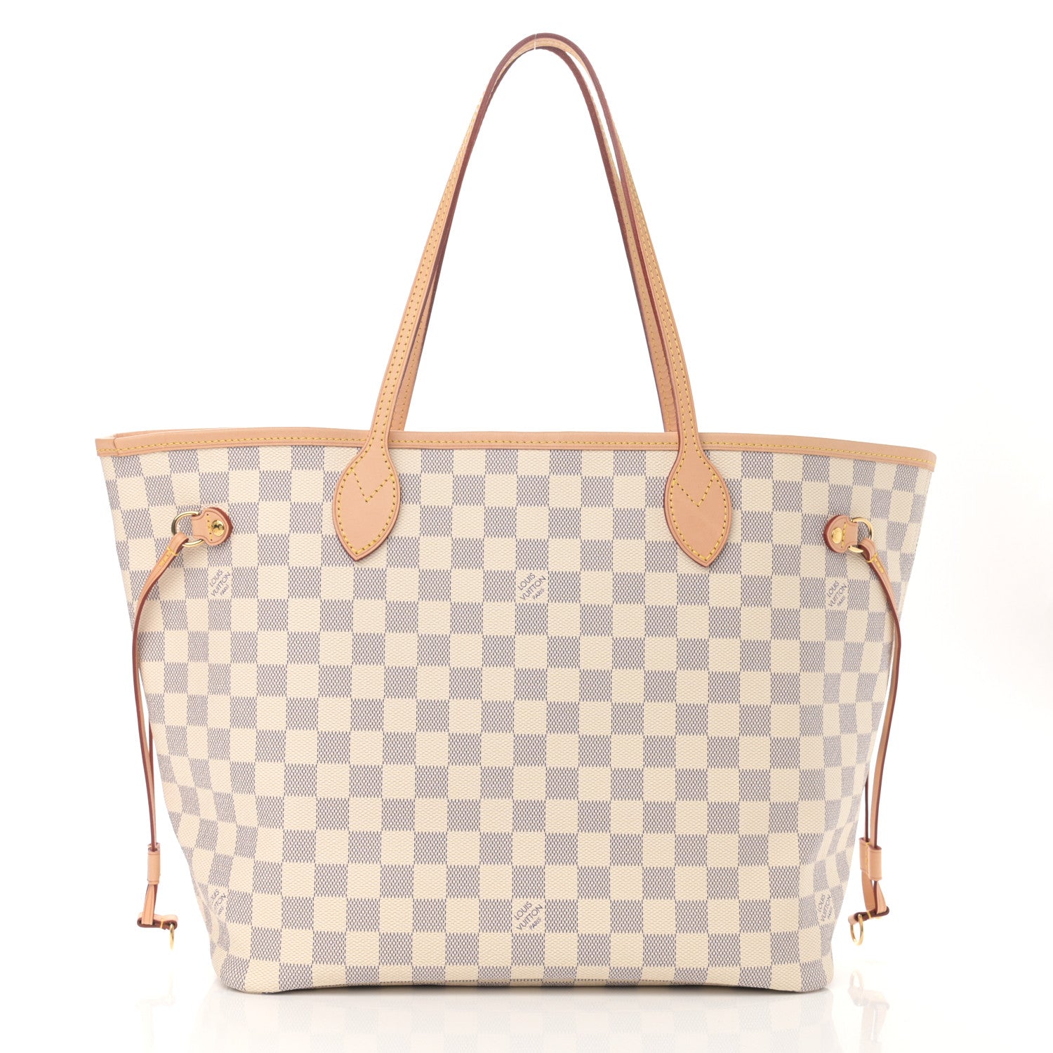 Louis Vuitton Damier Azur Neo Neverfull MM Rose Ballerine 3 of 10