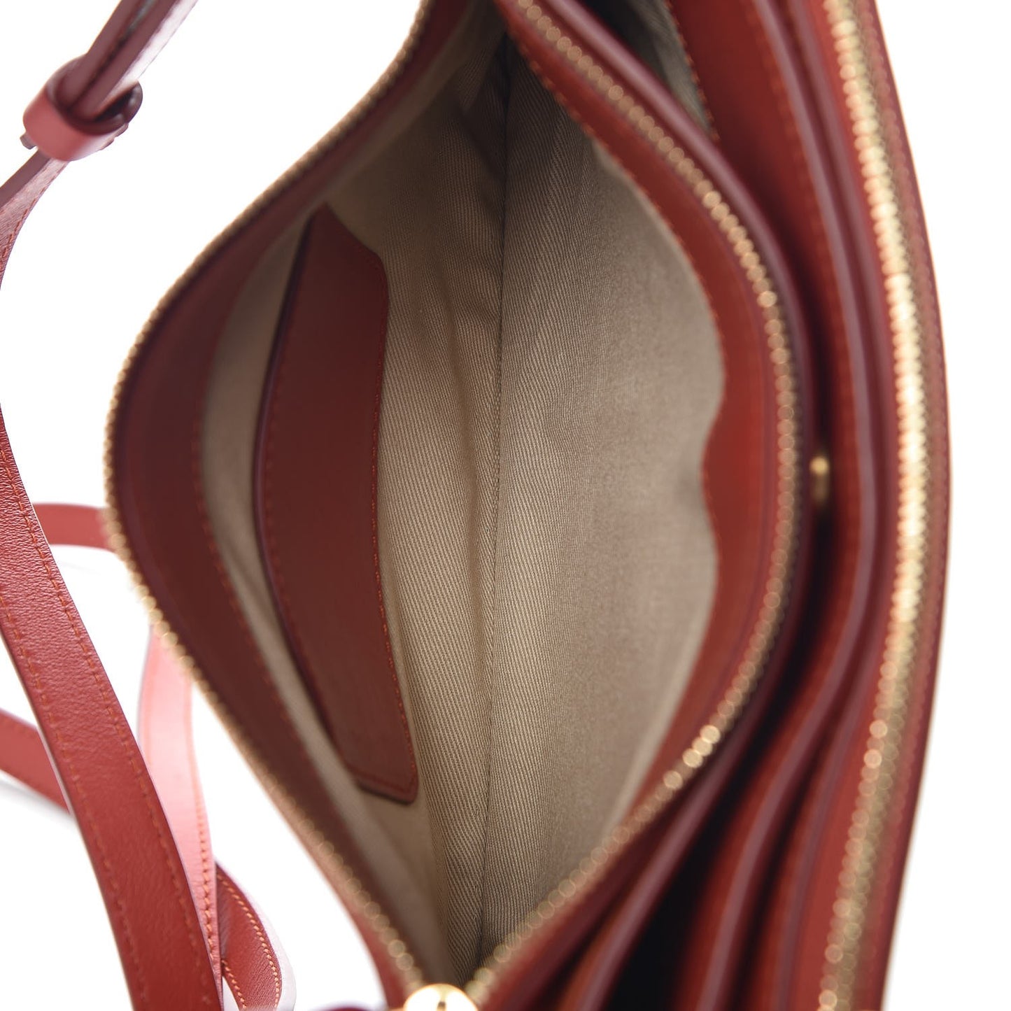 Calfskin Suede Mini Roy Bag Earthy Red