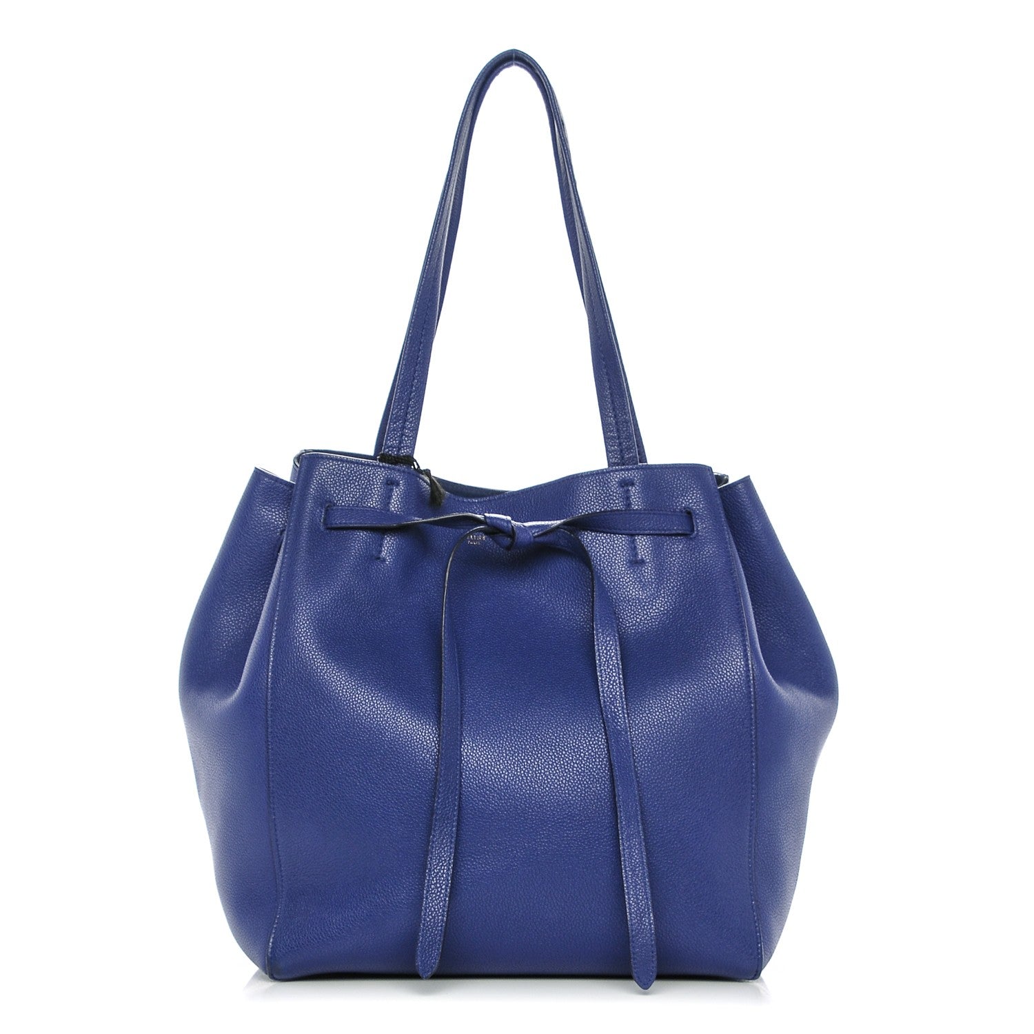 Celine Soft Grained Calfskin Small Belt Cabas Phantom Indigo 1 of 6