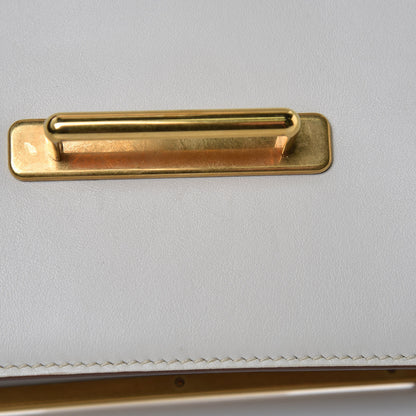 Prada City Calf Saffiano Laser Cut Cahier Bag Talco 11 of 12