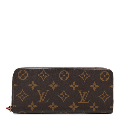 Louis Vuitton Monogram Clemence Wallet Fuchsia 1 of 8