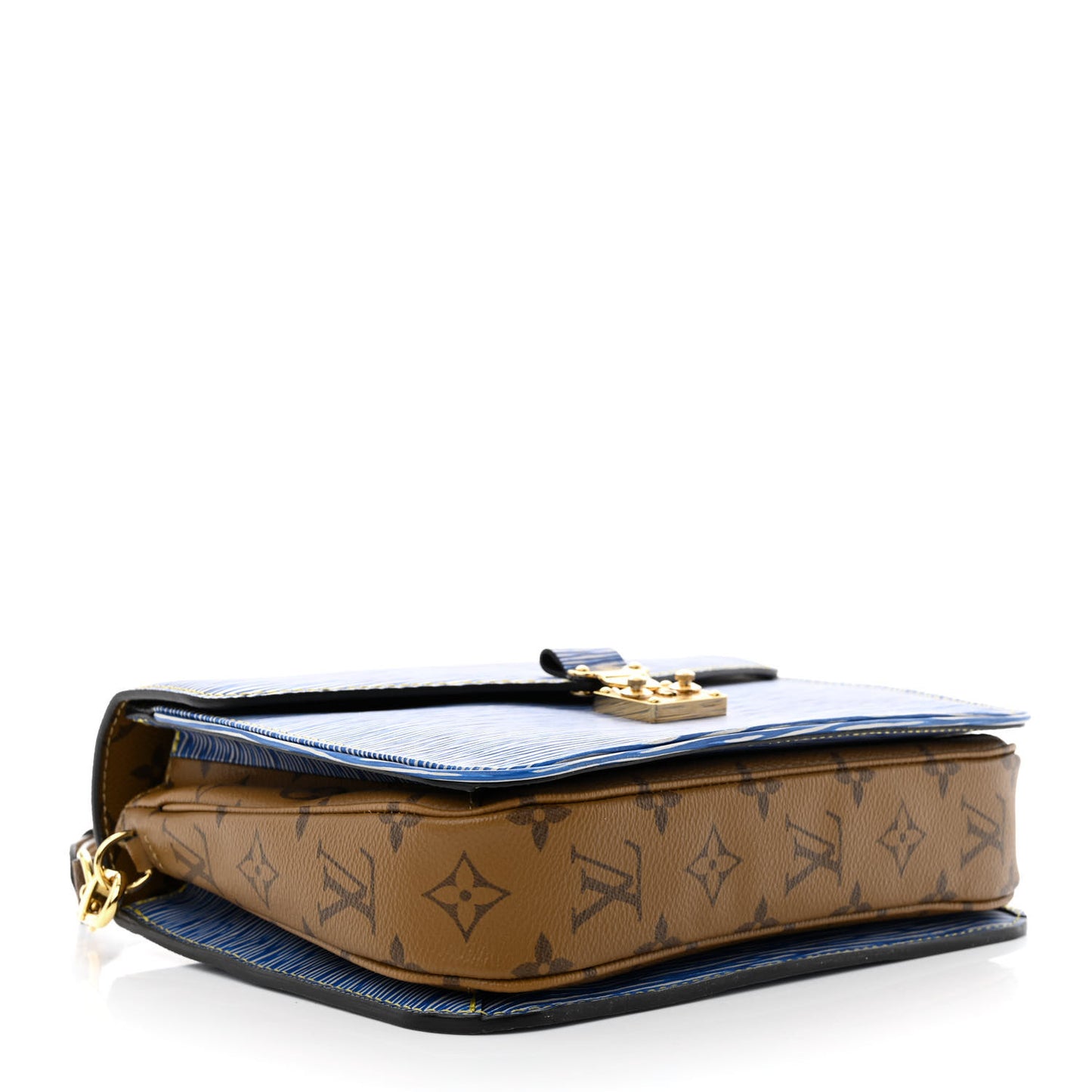 Epi Reverse Monogram Pochette Metis Denim Light
