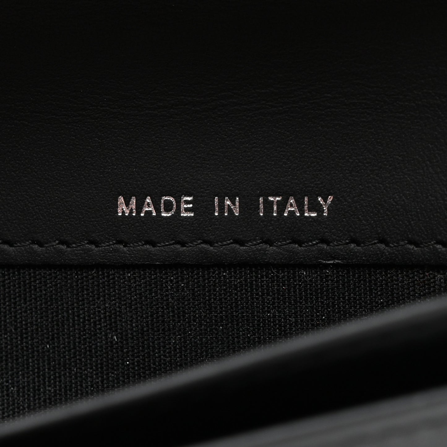 Caviar Quilted Boy Yen Wallet Black