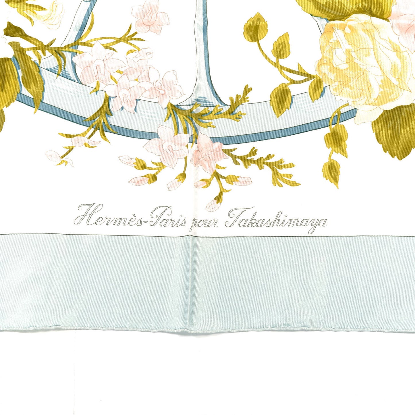 Jacquard Silk Romantique Scarf 90