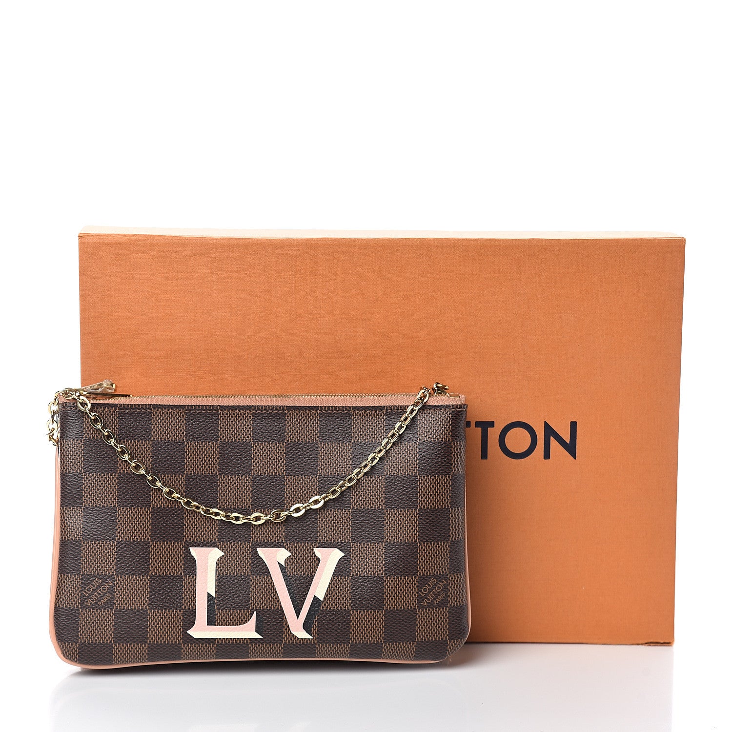 Louis Vuitton Damier Ebene Double Zip Pochette 12 of 12
