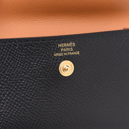 Hermes Epsom Kelly Pocket Belt Black 6 of 9