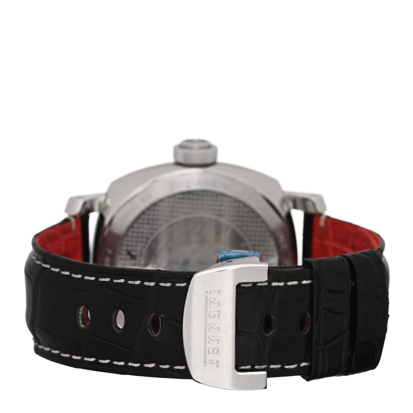 Stainless Steel Alligator 45mm Ferrari Granturismo Automatic Watch Black FER00001