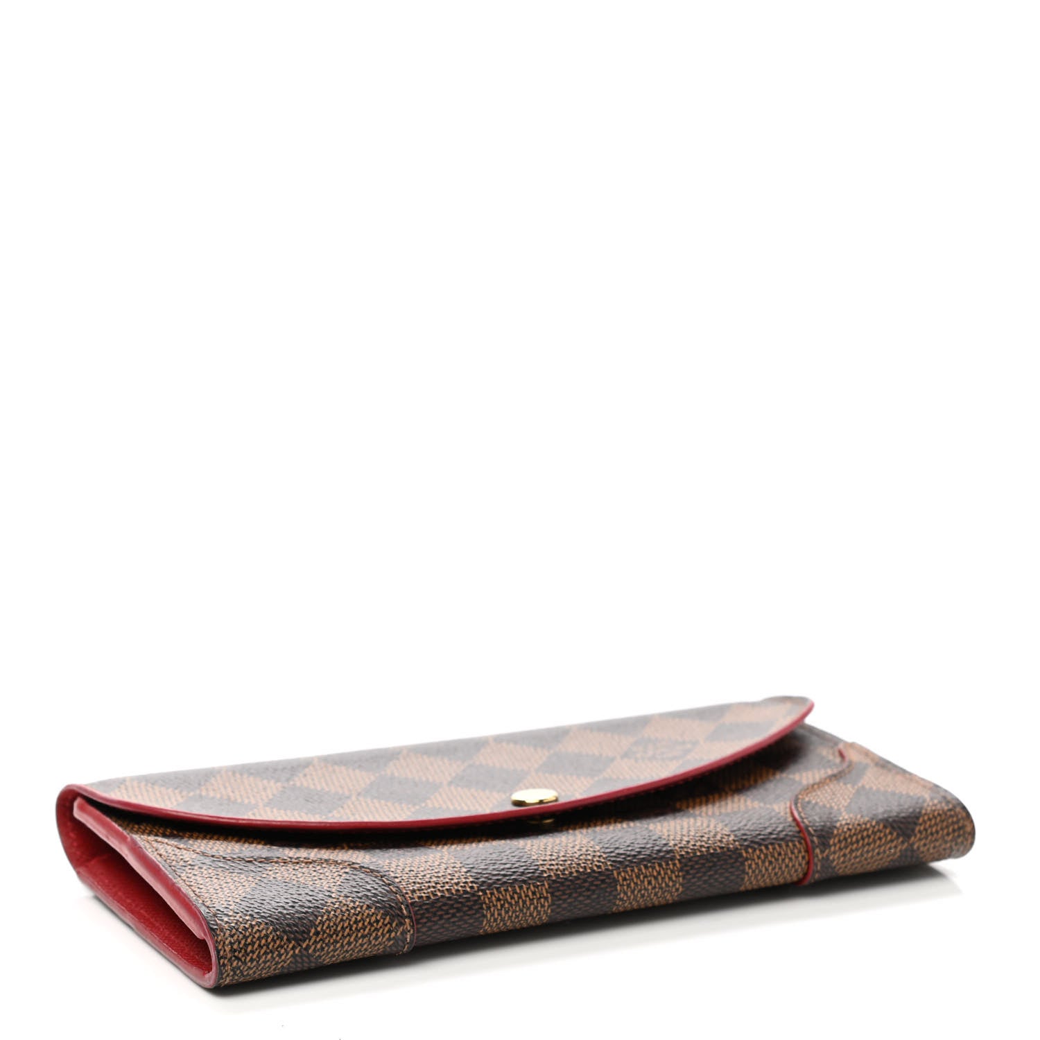 Louis Vuitton Damier Ebene Caissa Wallet Cherry 4 of 6