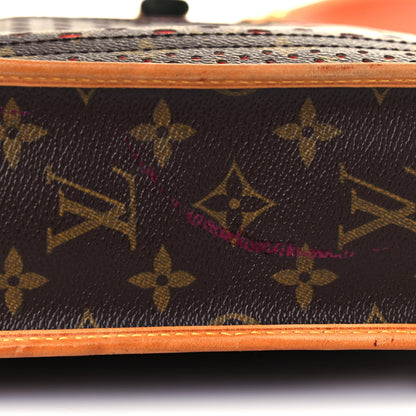 Louis Vuitton Monogram Perforated Musette Orange 14 of 14