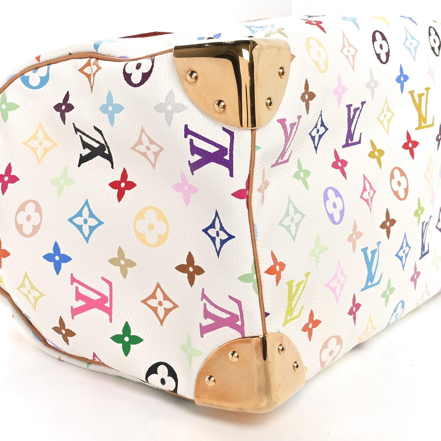 Monogram Multicolor Speedy 30 White