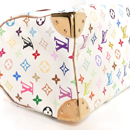 Louis Vuitton Monogram Multicolor Speedy 30 White 8 of 9