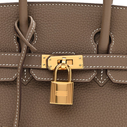 Hermes Togo Birkin 25 Etoupe 8 of 12