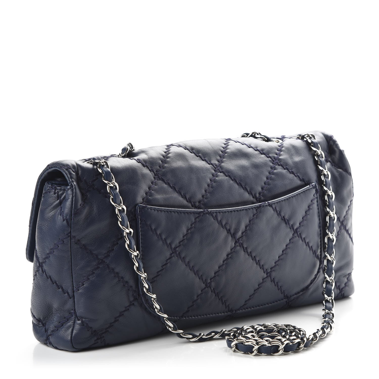 Chanel Lambskin Ultimate Stitch Flap Blue 2 of 9