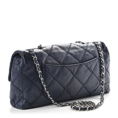 Chanel Lambskin Ultimate Stitch Flap Blue 2 of 9