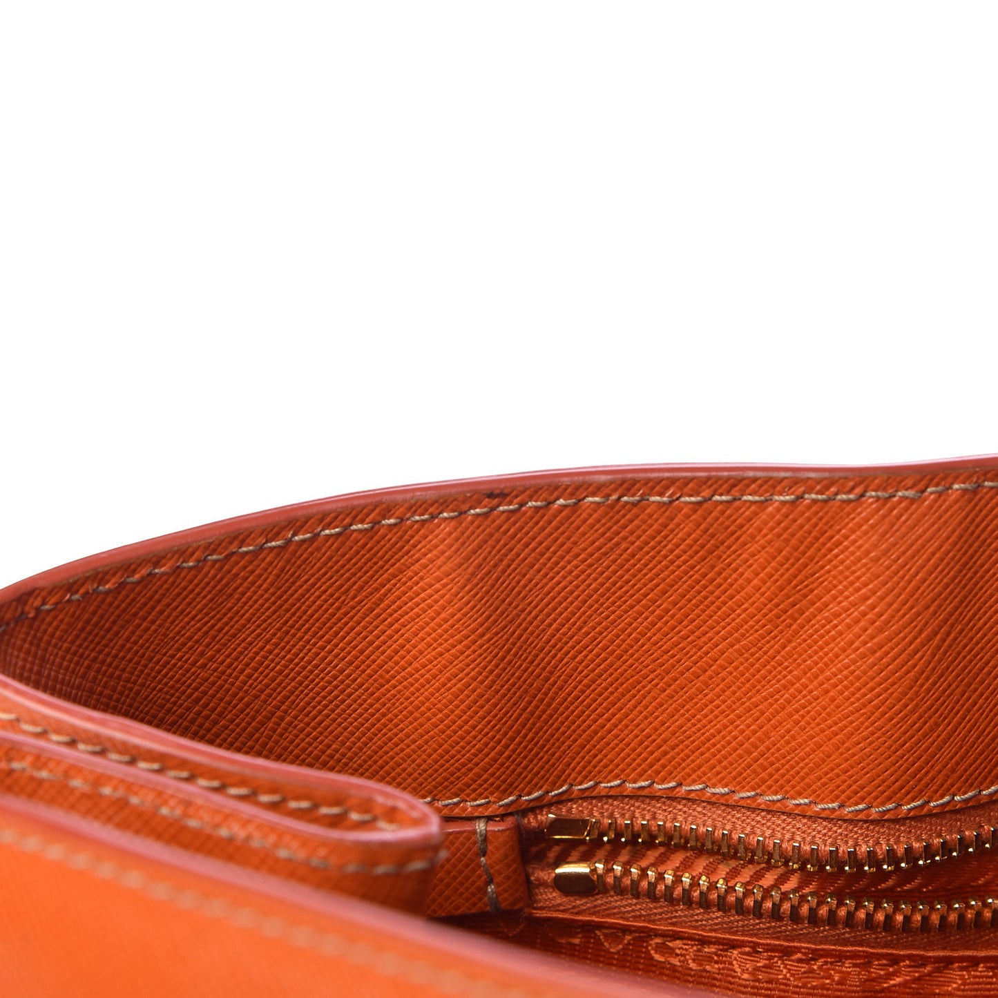 Saffiano Lux Large Tote Papaya