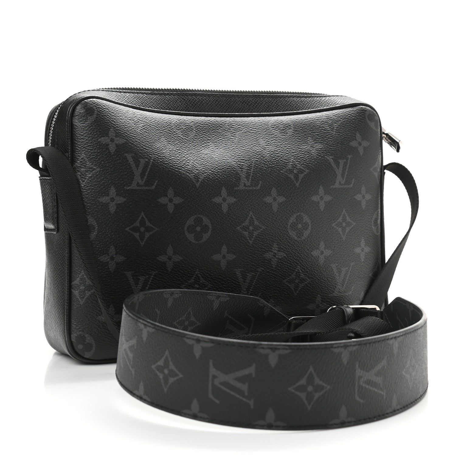 Louis Vuitton Taiga Monogram Eclipse Outdoor Messenger Black 3 of 10