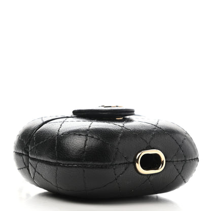 Chanel Lambskin Quilted Airpods Pro Case With Chain Black 3 of 7