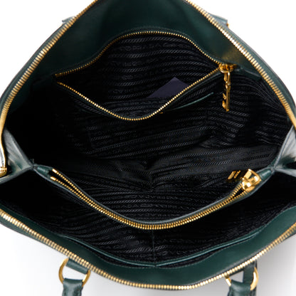 Prada Saffiano Lux Large Promenade Tote Smeraldo 5 of 10