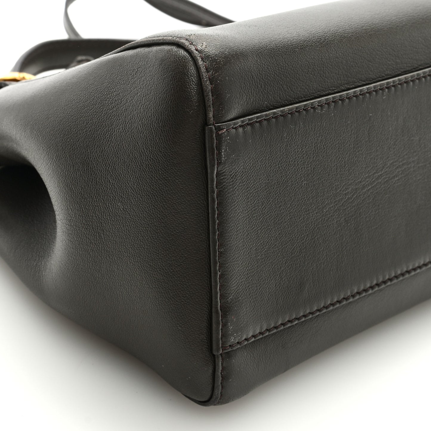 Nappa Mini Peekaboo Iconic Satchel Carbone