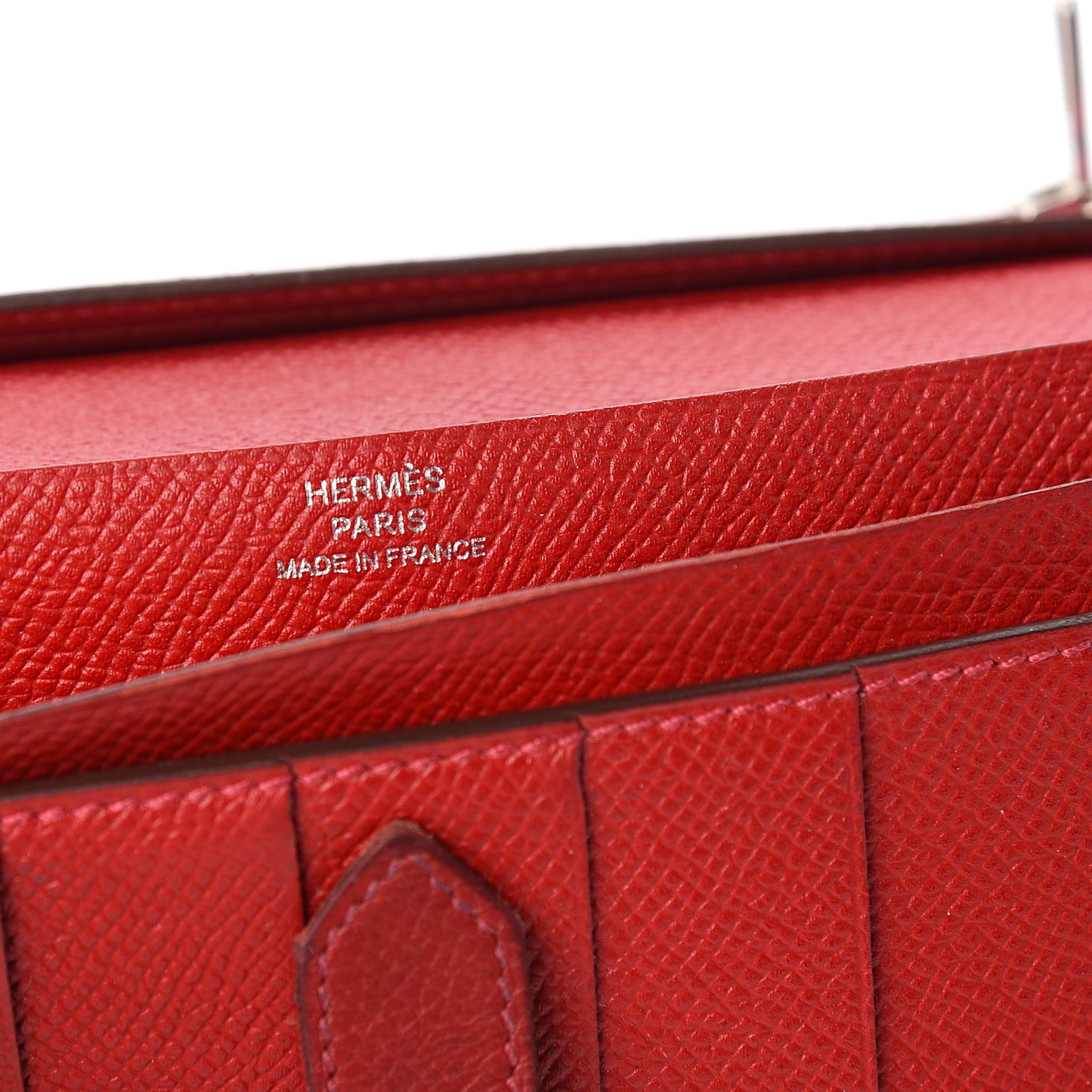 Epsom Bearn Gusset Wallet Rouge Casaque
