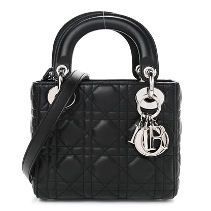 Christian Dior Lambskin Cannage Mini Lady Dior Black 1 of 4