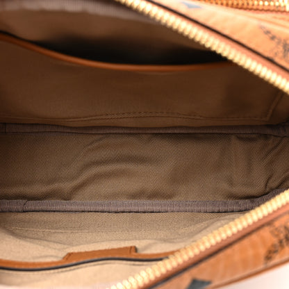 MCM Visetos Monogram Small Aren Crossbody Cognac 5 of 9