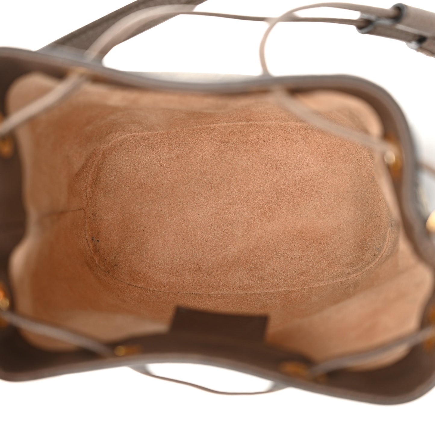 GG Supreme Monogram Web Mini Ophidia Bucket Bag Brown