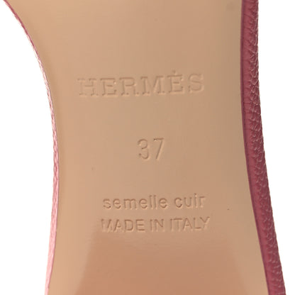 Hermes Epsom Oasis Sandals 37 Rose De Venise 6 of 9