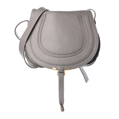 Chloe Calfskin Medium Marcie Round Crossbody Bag Cashmere Grey 1 of 15