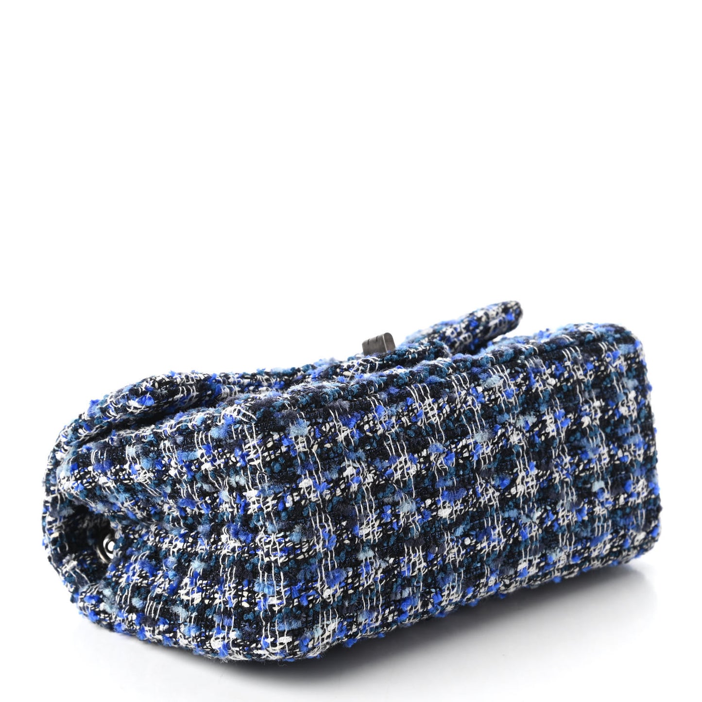 Tweed Quilted 2.55 Reissue Mini Flap Blue