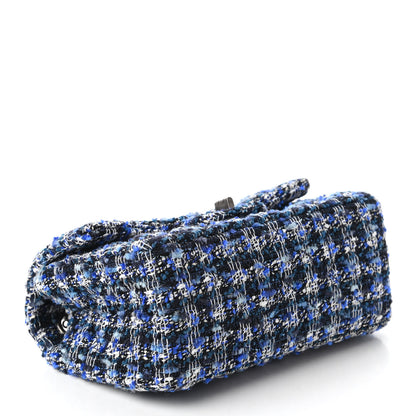 Chanel Tweed Quilted 2.55 Reissue Mini Flap Blue 4 of 11