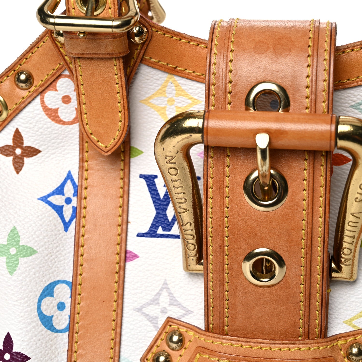 Louis Vuitton Monogram Multicolor Theda GM White 32 of 32