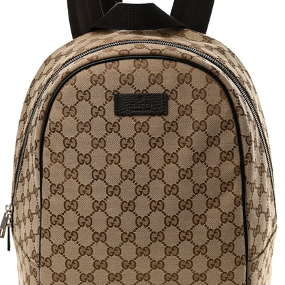 Gucci Monogram Travel Backpack Dark Brown 8 of 10