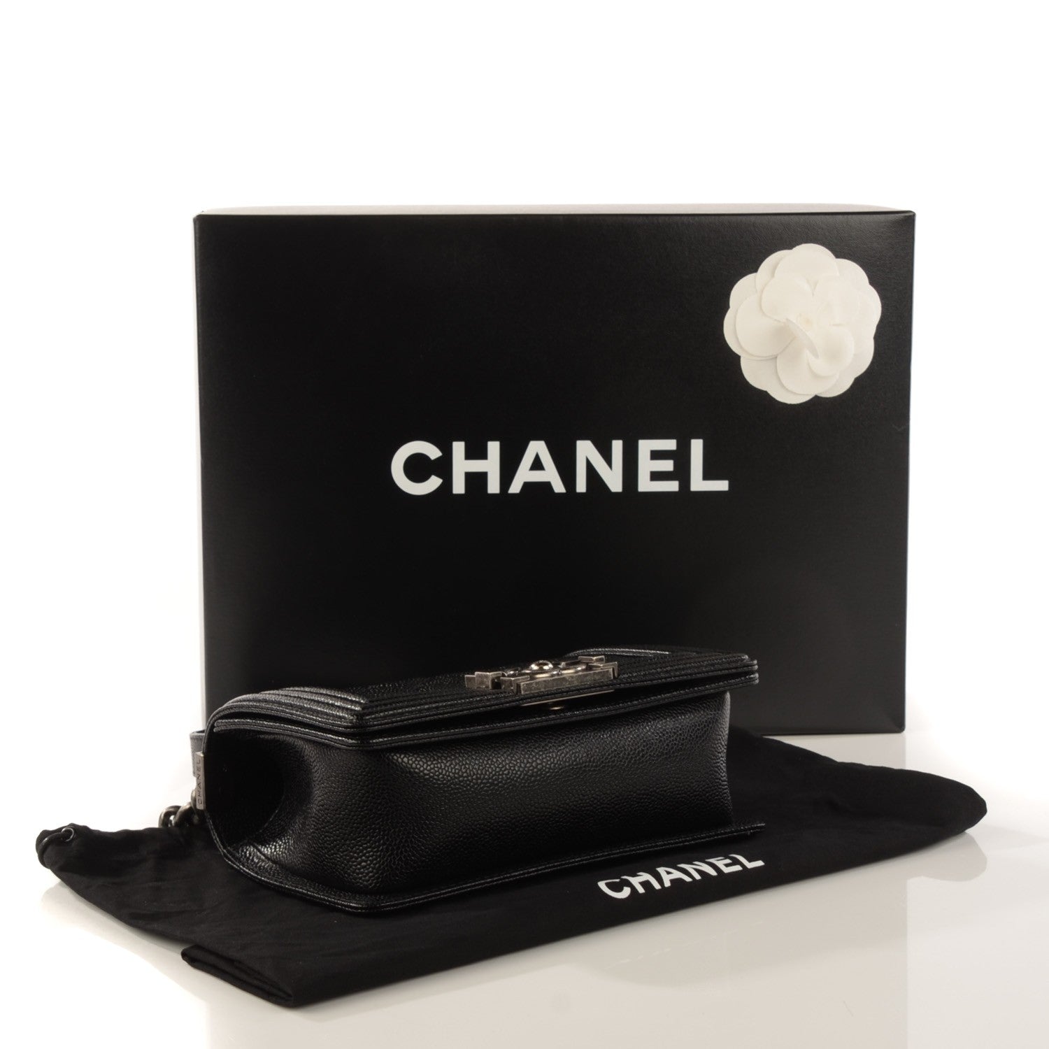 Chanel Caviar Quilted Small Boy Flap Black 4 of 9