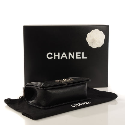 Chanel Caviar Quilted Small Boy Flap Black 4 of 9