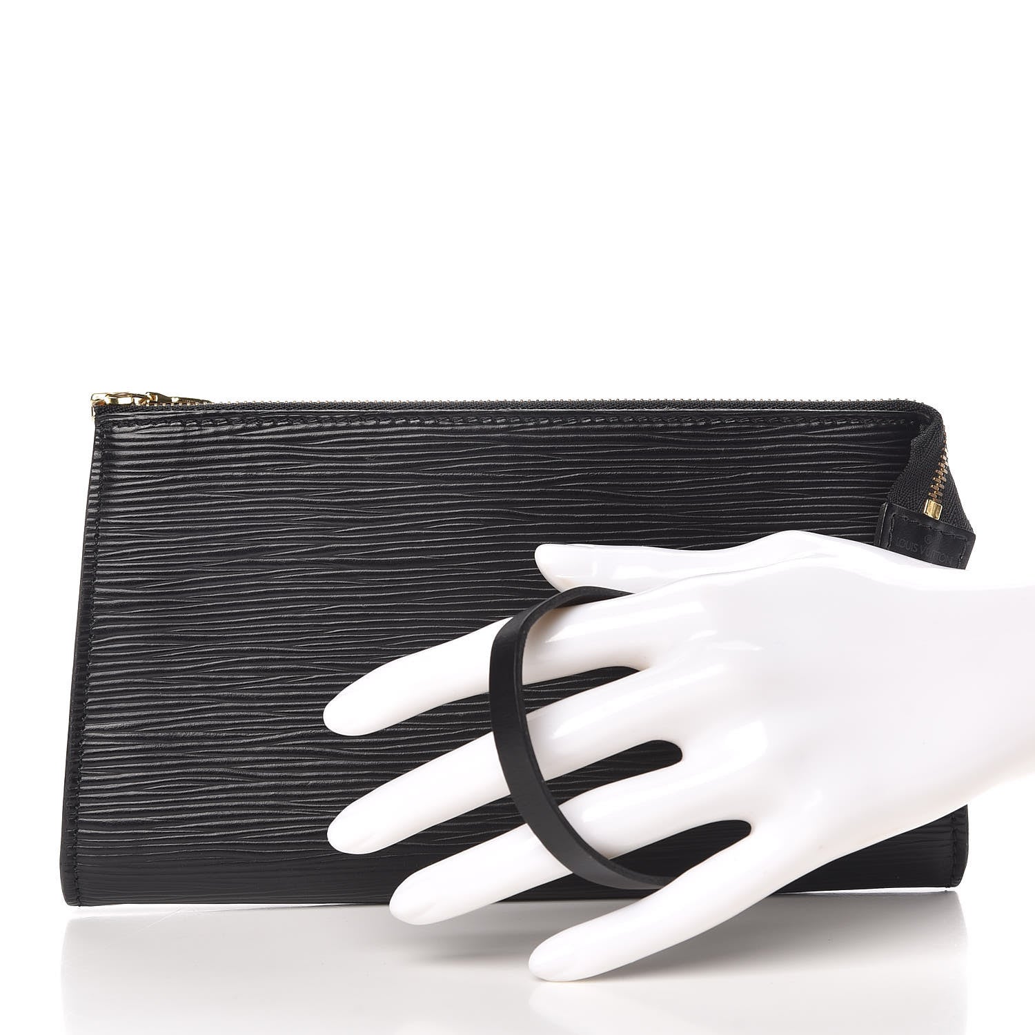 Louis Vuitton Epi Pochette Accessories 21 Black 2 of 11