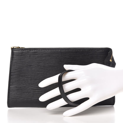 Louis Vuitton Epi Pochette Accessories 21 Black 2 of 11