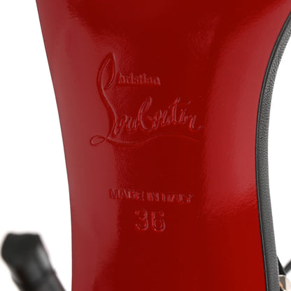 Christian Louboutin Kid Spiked So Me 100 Sandals 36 Black 8 of 9