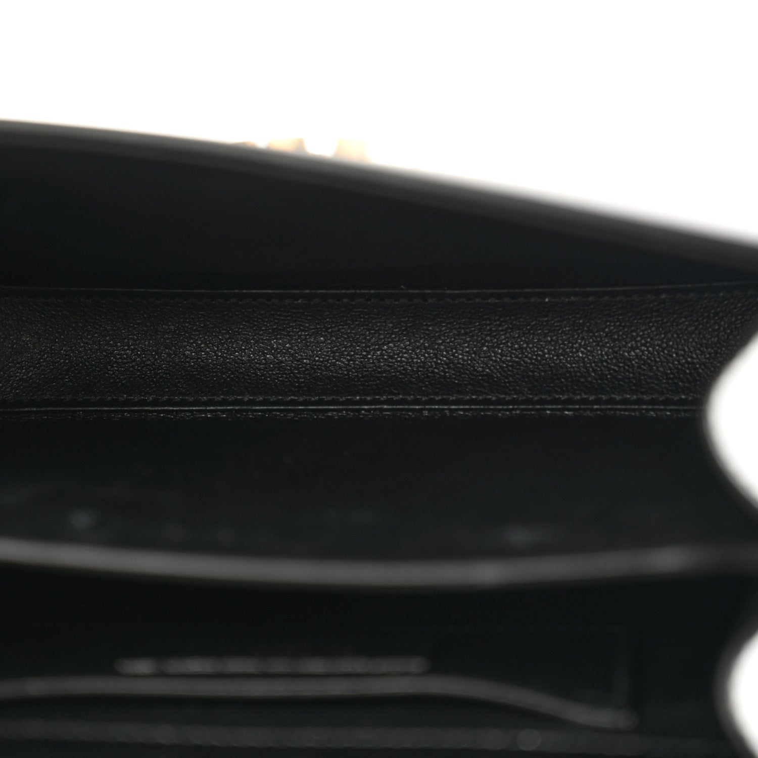 Saint Laurent Calfskin Mini Classic Monogram Cassandra Top Handle Black 5 of 14