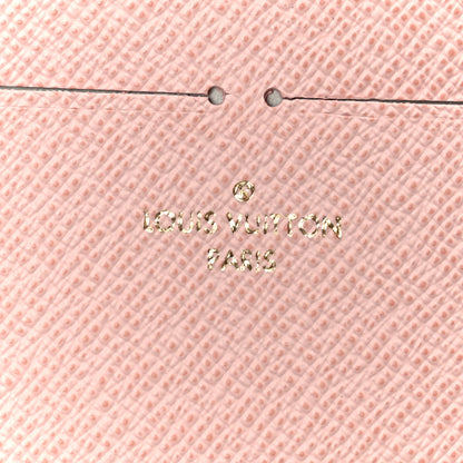 Louis Vuitton Damier Azur Pochette Felicie Chain Wallet Rose Ballerine 7 of 14
