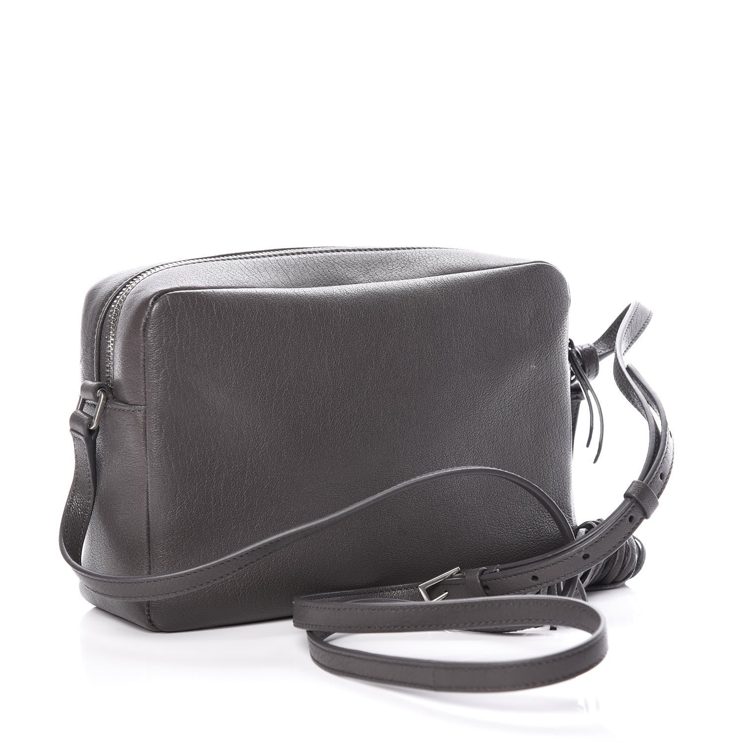 Saint Laurent Lambskin Monogram Small Lou Camera Bag Asphalt 3 of 9