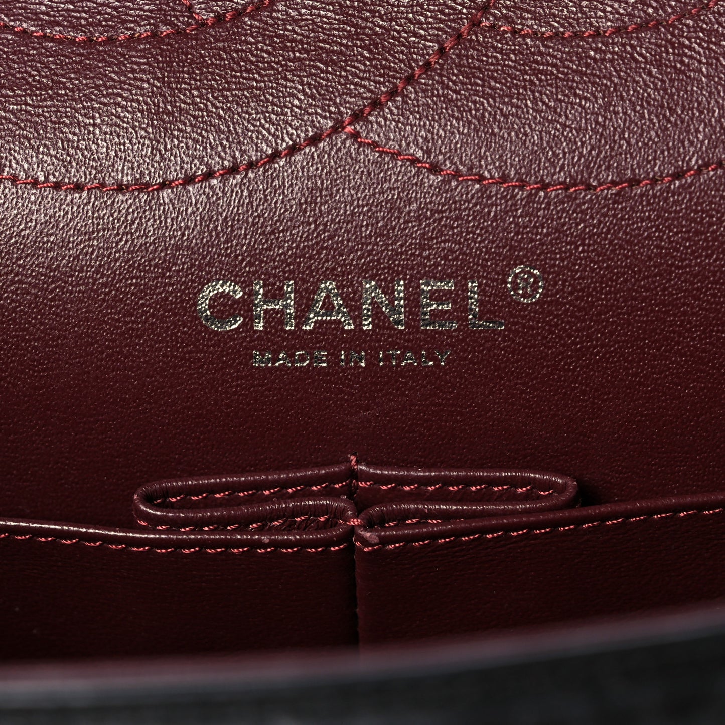 Aged Calfskin Quilted 2.55 Reissue 227 Flap Black