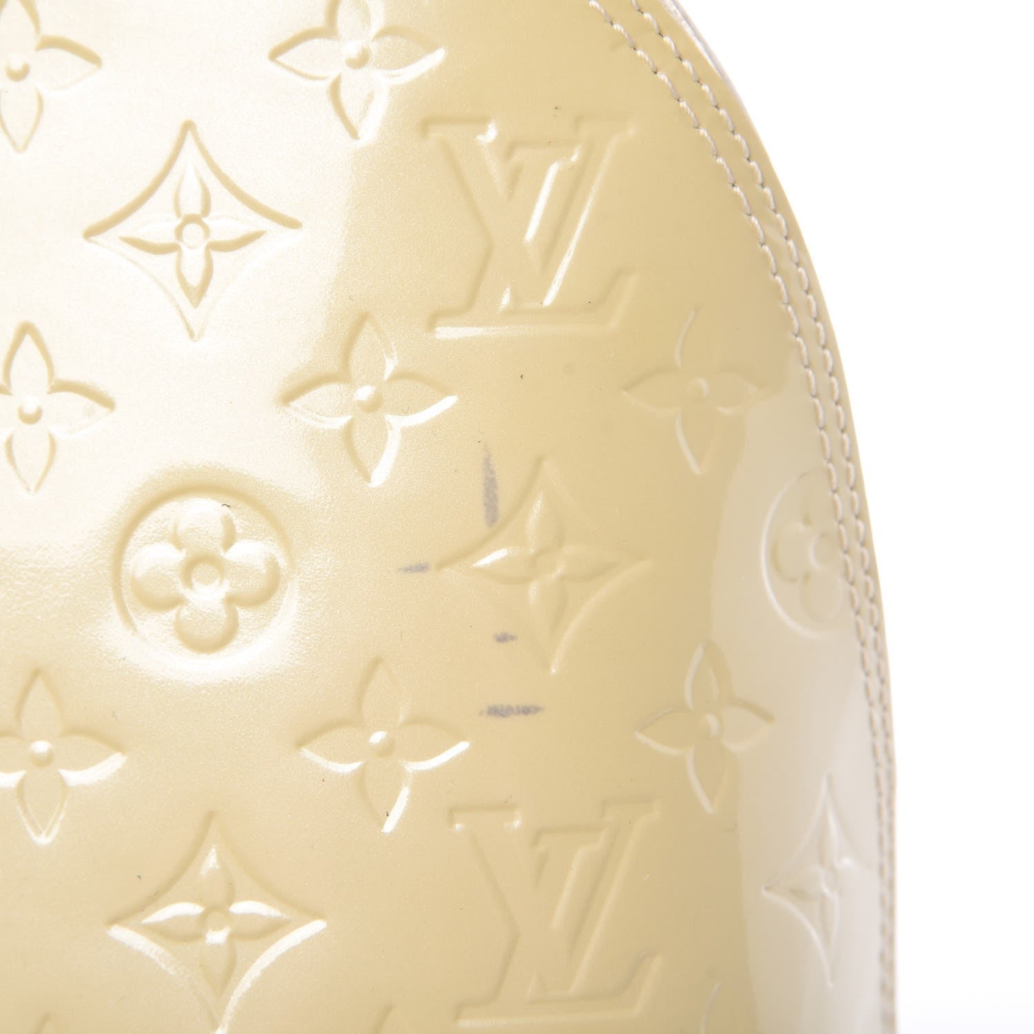 Louis Vuitton Vernis Alma GM Blanc Corail 8 of 10