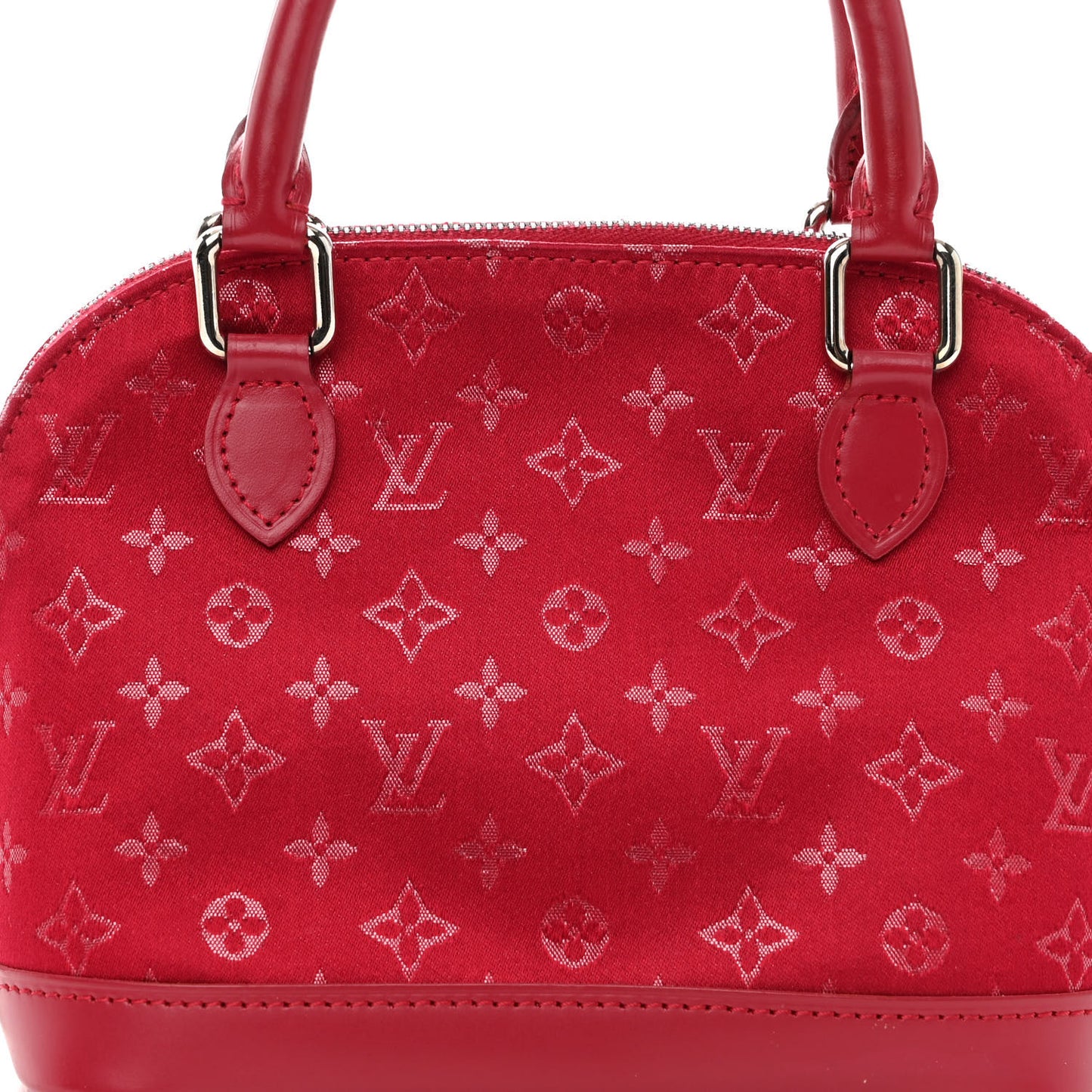 Satin Monogram Little Alma Rouge