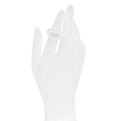 Tiffany Sterling Silver Paloma Picasso Love Heart Ring 49 5 2 of 5