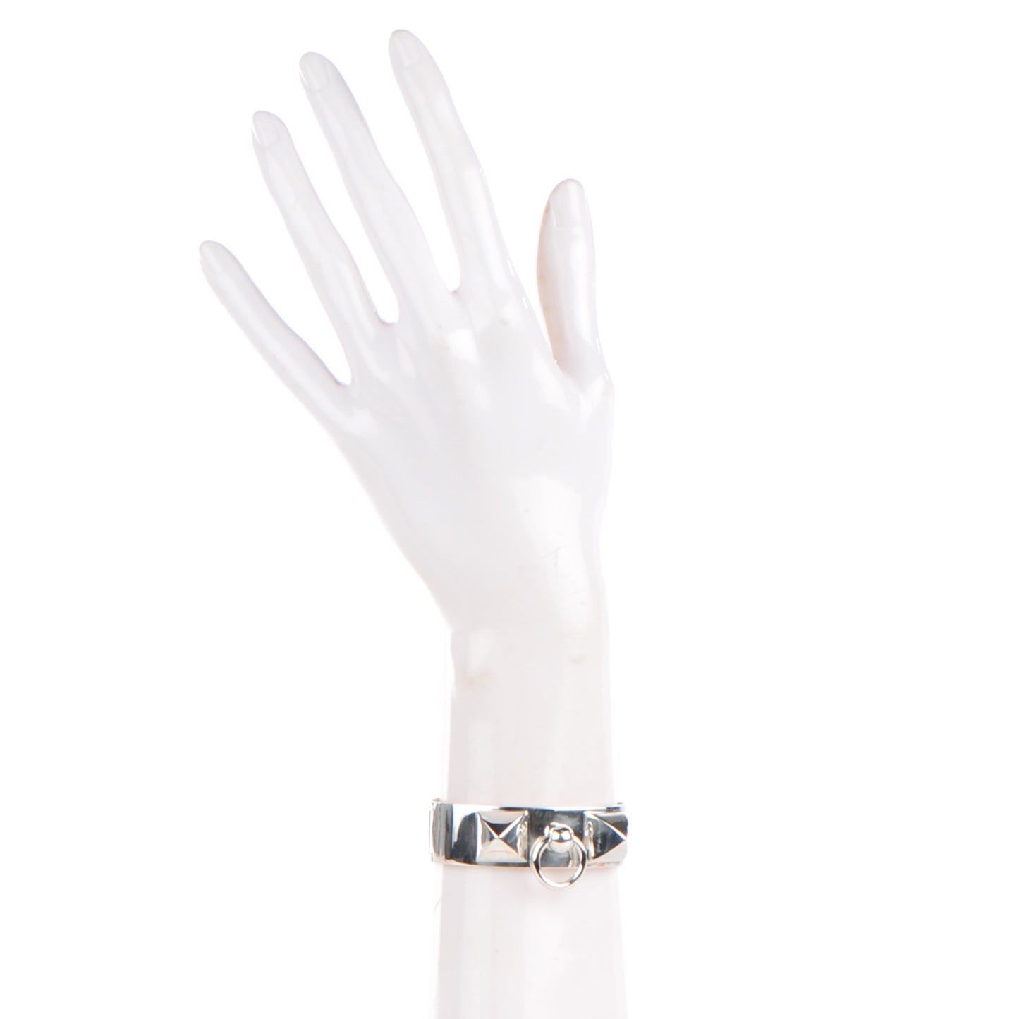 Sterling Silver MM Collier De Chien Bracelet SH